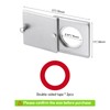 Peephole Security Cap Set, Home Door Viewer Cover with Self-Adhesive