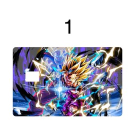DLNQNT Designs 2 Premium Print Kid Gohan SSJ2 Small Chip Bank Debit/Credit Card Skin Choose 2