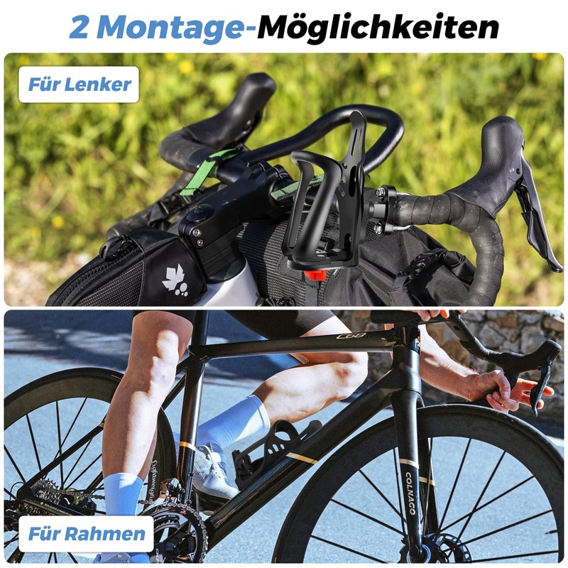 Woobroo Bicycle Bottle Holder - Drink Holder Bicycle - 55-78