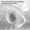 Aircawin for AirPods Max Case Headband Case Cover,Clear Headband Cover