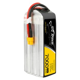 TATTU 25C 22.2V 6S 7000mAh Lipo Battery Pack with XT60 Plug