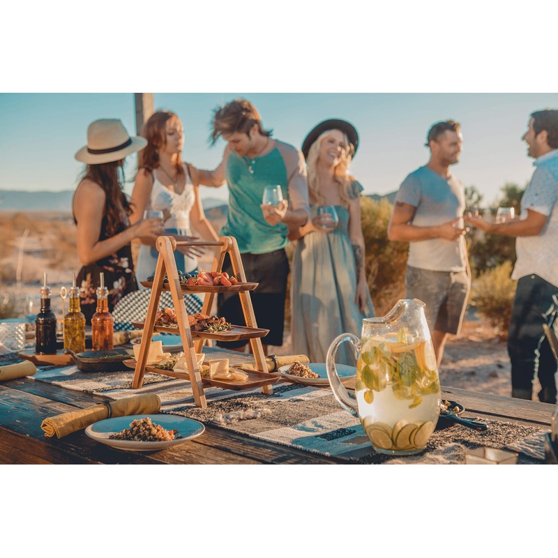 TOSCANA - a Picnic Time brand, 3 Tiered Serving Ladder
