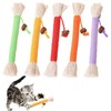 TKWINKT 5 PCS Cat Chew Toy, 5.9in Cat Teething Toys,