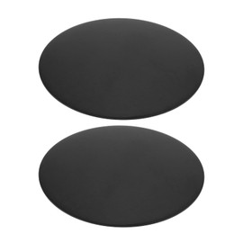 ECSiNG Pack of 2 66 mm Copper Washbasin Drain Fitting Pop-Up Sink Push Button Click Plug Sink Plug for Bathroom Kitchen Sink Matte Black