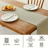 MAIBAOTA Sage Green Table Runner Boho Linen Farmhouse Rustic Table
