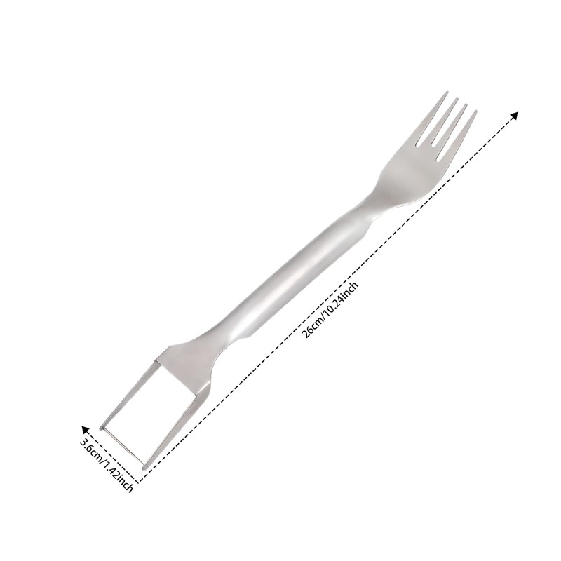 Acpetdr 2Pcs Watermelon Fork Slicer, Stainless Steel Watermelon Fork Slicer,