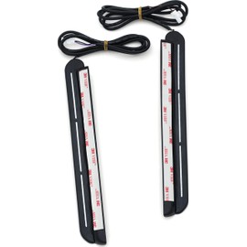 Kuryakyn 5417 Motorcycle Lighting Accessory: Rear Accent Strip LED Running/Turn Signal/Blinker/Brake Light for 2006-2009 Harley-Davidson Motorcycles, Black, Pack of 2