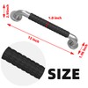 Wall Mounted Balance Bars with Anti Slip Rubber Shower Grab