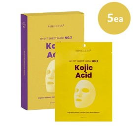 NINELESS [NINELESS]My Fit Sheet Mask No.2 Kojic Acid (5ea)