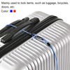PATIKIL Security Steel Cable 2.5mm x 2m Coated Luggage Lock