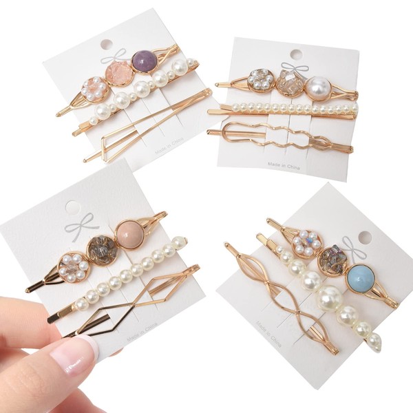 White Boat Hairpin Hair Clip Set [2 Types to Choose