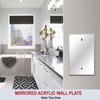 Art Plates - OVERSIZED Mirror Blank Wall Plate - 1