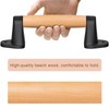 SELEWARE 9'' Barn Door Pull Handle Wood Handle for Fence