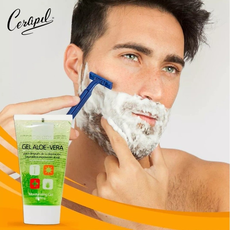 Cerapil Gel Humectante Aloe Vera Despues De Depilacion 150g