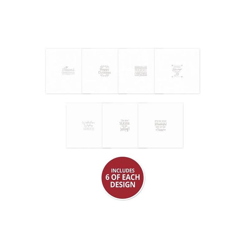 Hunkydory - Trim Me! Foiled Insert Pad - Season's Greetings