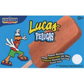 Blue Bunny Lot of 2 Lucas Pelucas (Blue Bunny) Ice Cream Truck Decal Sticker 8"x 5"