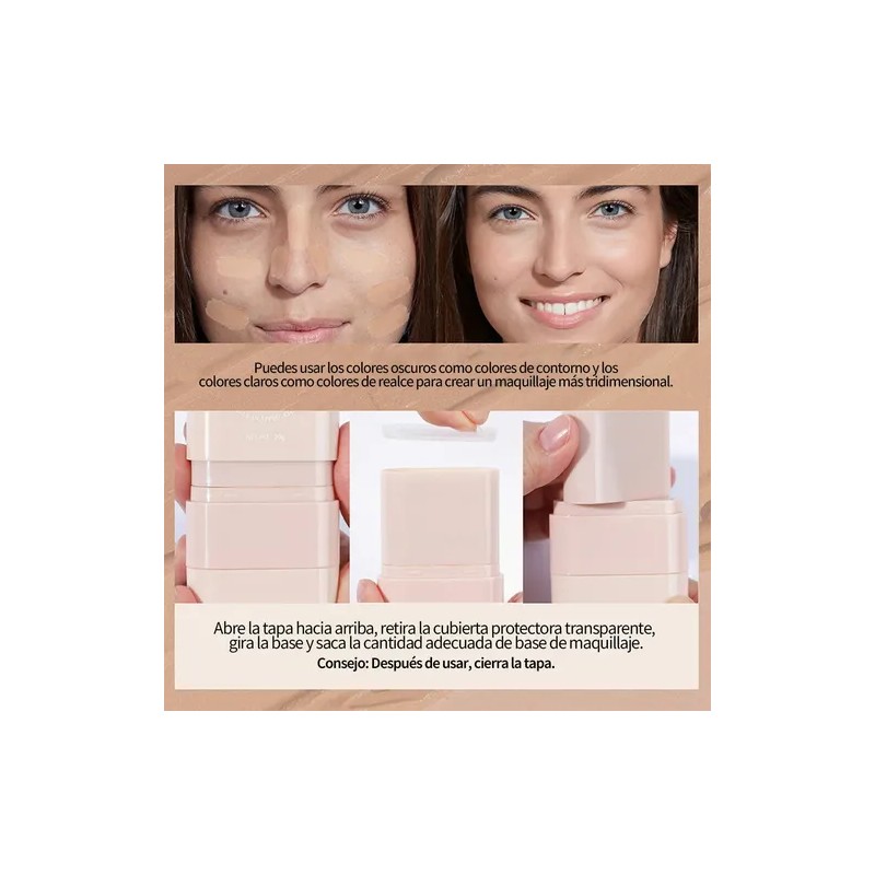 Corrector 2 En 1, Para Un Acabado De Maquillaje Perfecto