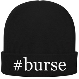 #Burse - Hashtag Soft Adult Beanie Cap, Black, One Size