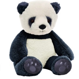 Fully Heatable 13" Children's Hot Water Bottle Scented Soft Toy with Soothing Lavender | Microwavable Hottie | Many Styles Available (Panda)