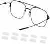 Eyeglass Nose Pads 5 Pairs Push in Soft Silicone Replacement