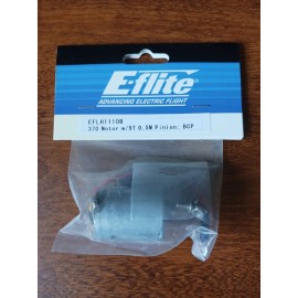 E-flite 370 Motor With 9T 0.5M Pinion : BCP EFLH 1110B