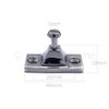 2pcs Bimini Side Deck Hinge Mount Stainless Steel Marine Grade