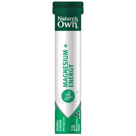 Nature's Own Magnesium + Energy Effervescent Tab X 20