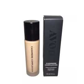 AVON CASHMERE COMPLEXION LONGWEAR FOUNDATION GANACHE 1FL OZ / 30 ML BRAND NEW!