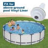 Above Ground Pool Complete Return Outlet Jet Fitting, PVC Leakproof