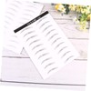 Baluue 2sheets Eyebrow Stickers for Women of Hair-like Simulation Eyebrows