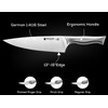 BRODARK Kitchen Knife Set with Block - 15-Piece Knife Block