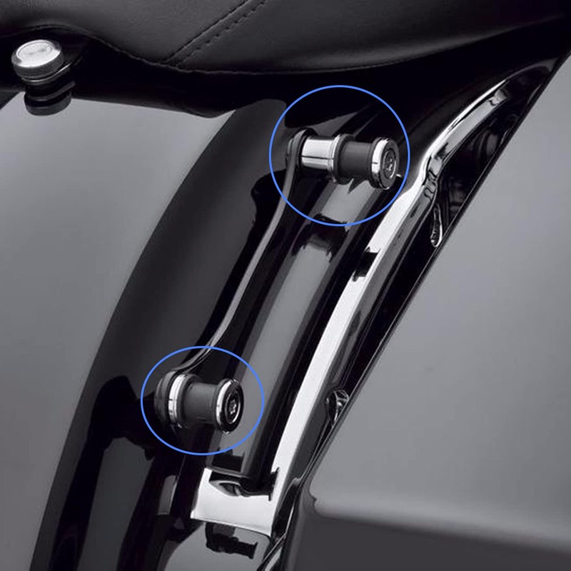 Sissy Bar Rack 4 Point Docking Hardware Fit For Harley