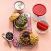 Tupperware Hamburger Press and 4-Container Set, Dishwasher Safe and BPA