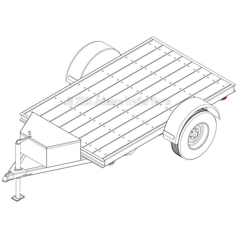Johnson Trailer Parts 5′ x 8′ Utility Trailer Plans –