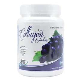 Colágeno Collagen Hidrolizado En Polvo De 500 G Sabor Uva                                                                                             