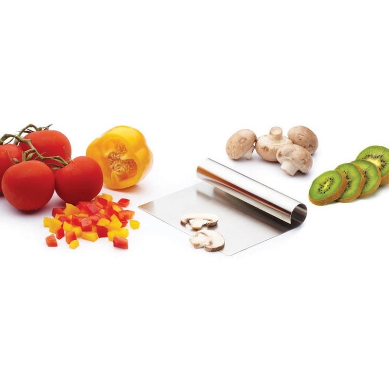 KitchenCraft Vegetable Slicer / Food Scoop, Stainless Steel, 15 x