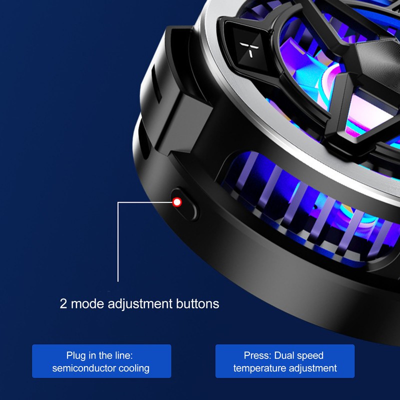 Magnetic Cell Phone Cooler Adjustable Temperature Portable Lightweight Phone Cooling
