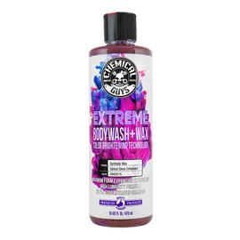 Chemical Guys CWS20716 Extreme Bodywash & Wax Foaming Car Wash Soap, (Works with Foam Cannons, Foam Guns or Bucket Washes) Safe for Cars, Trucks, Motorcycles, RVs & More, 16 fl oz, Grape Scent