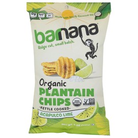 Barnana, Plantain Chips, Organic, Acapulco Lime, 5 Oz, 1 Count