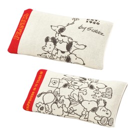 Nishikawa Snoopy Stretchy Towel Pillow Case Ag Antibacterial Type 13.4 x 25.2 inches (34 x 64 cm), Washable, Elastic Fiber, Various Sizes Fits in Shape Pillow, Soft to the Touch, Soft Towel, Pile