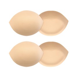 KSang Push Up Bra Pads Inserts 2 Pairs Breast Enhancer Swimsuit Pads Add Cup Size Instantly for D/E