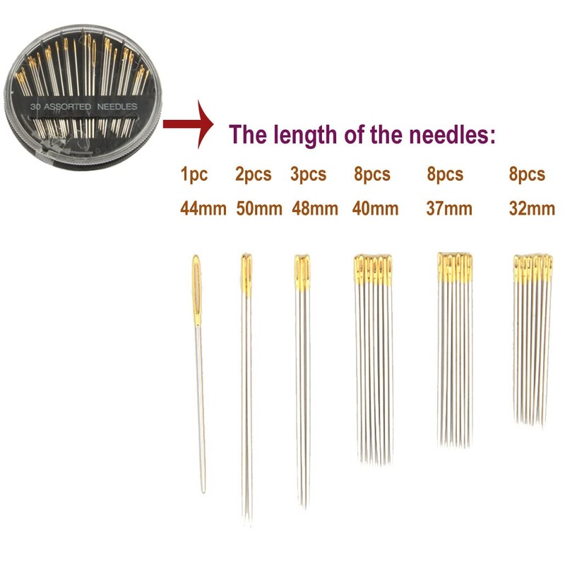 30pcs Hair Extension Clips U-Shape Stainless Steel Snap Clips for