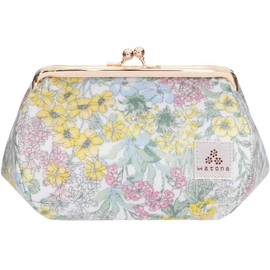 watona Laminated Cosmetic Pouch, Makeup Pouch, Cosmetic Pouch, Travel Pouch, 4.5 Inch Pouch (Gift) [Waterproof] 45 Sofie, yellow green