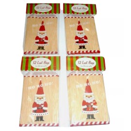 Party Partners Design 48 Santa HoHoHo Christmas Party Favor Goodie Bags 4 (12)