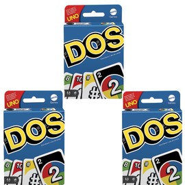 Mattel Uno Dos Card Game (Pack of 3)