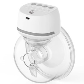Bellababy Electric Portable Breast Pump, Electric Silent and Painless, 4 Modes and 6 Levels of Suction, Portable Electric Breast Pump, 24 mm