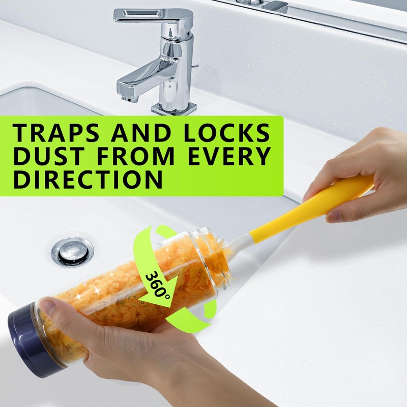 30 Pack Duster Refill for Swiffer Dusters，360° Heavy Duty Duster