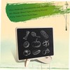 KICHOUSE 20pcs Mini Chalkboards with Stand Erasable Chalkboard Signs for
