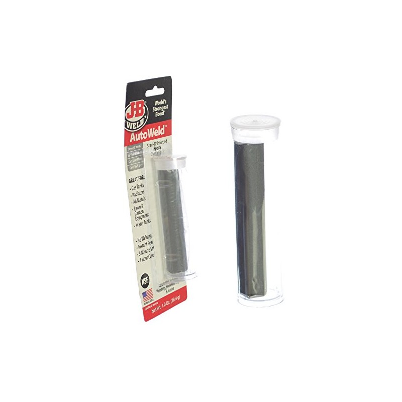 J-B Weld AutoWeld Steel-Reinforced Epoxy Putty Stick for Car &