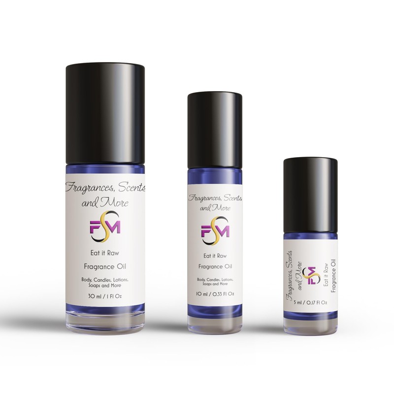 Eat it Raw Fragrance Oil - 1 Fl Oz Glass